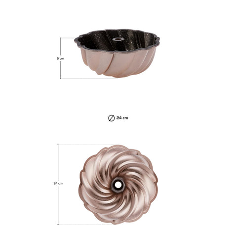 Karaca Metallic Poeder Casting Cake Vorm