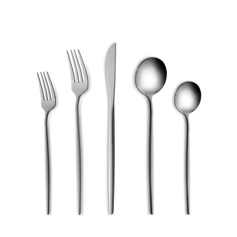 Karaca Orion Platin 30-Piece Cutlery Set for 6 People