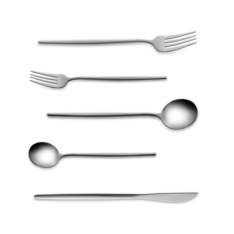 Karaca Orion Platin 30-Piece Cutlery Set for 6 People