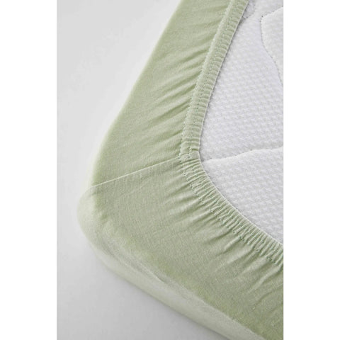 KH JERSEY FITTED SHEET OLIVE GREEN DEU (100X200+30)