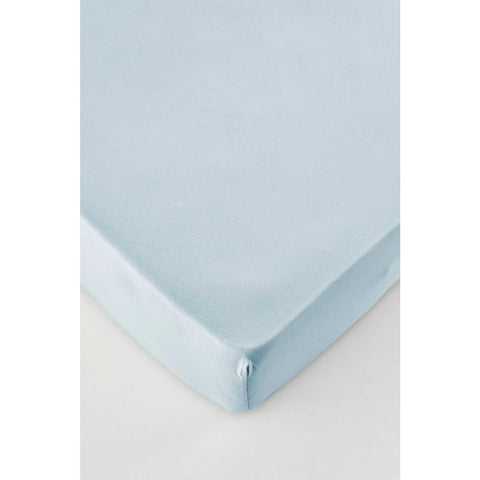 KH JERSEY FITTED SHEET LIGHT BLUE DEU (200x200+30)