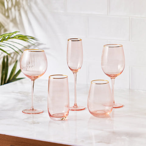 Karaca Gemma Frisdrank Glas Zalm 480 ml