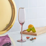 Karaca Azalea Champagne Glass Purple 220 ml