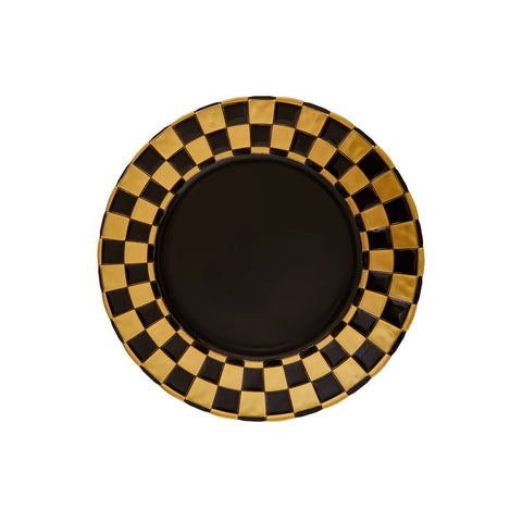 Karaca X İst-collectie Istanboel serveerbord 33 cm, goud