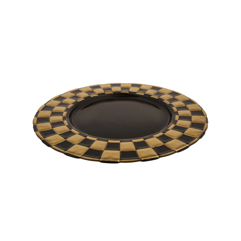 Karaca X İst-collectie Istanboel serveerbord 33 cm, goud