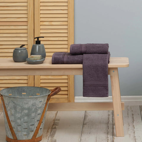 Karaca Home Daily Soft handdoek van 100% katoen, antraciet 30x50 cm