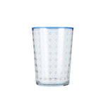 Karaca Blanco blauw waterglas