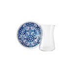 Karaca Blauw 12-delig theestel 170 ml