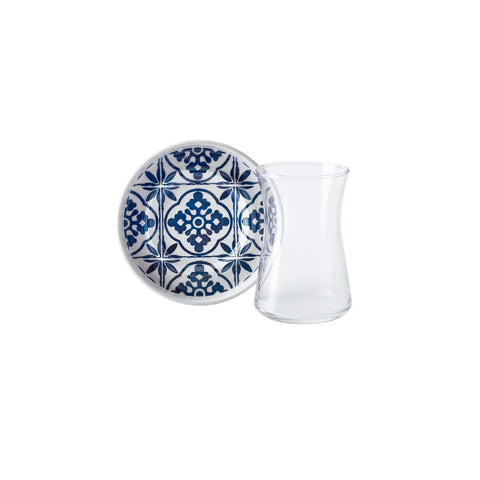 Karaca Blauw 12-delig theestel 170 ml