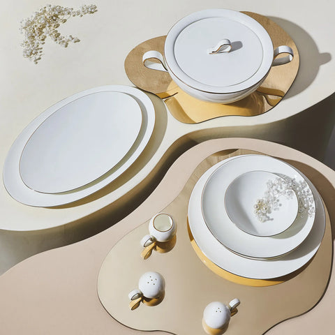 Karaca Red Carpet Collection Fine Pearl Extra Chanak Gold 62-delig parelservies voor 12 personen