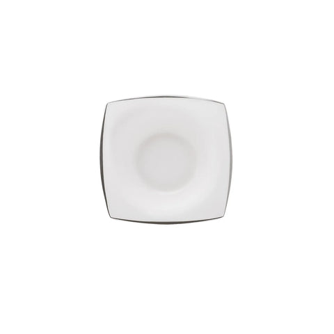 Karaca Fine Pearl Agate 26-delig vierkant ontbijtservies voor 6 personen, platina