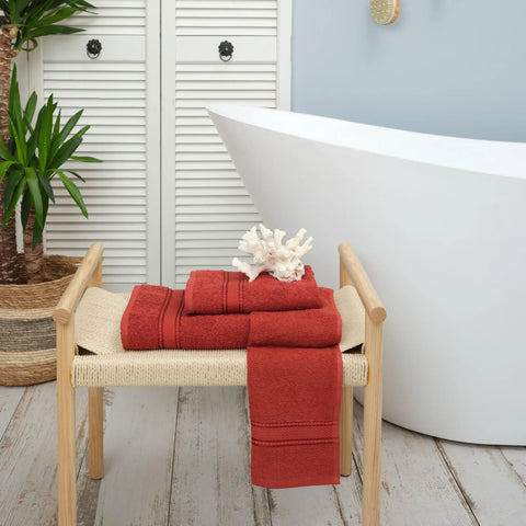 DAILY SOFT KIRMIZI %100 PAMUK 50X90 HAVLU