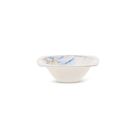 Karaca Fine Pearl Midnight 62-delig vierkant servies voor 12 personen, parelmoer