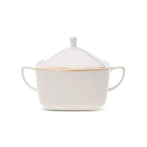 Karaca Fine Pearl Achat Gold - 62-delige serviesset van parels voor 12 personen
