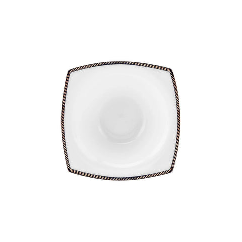 Karaca Fine Pearl Norma - 62-delig vierkant tafelservies voor 12 personen
