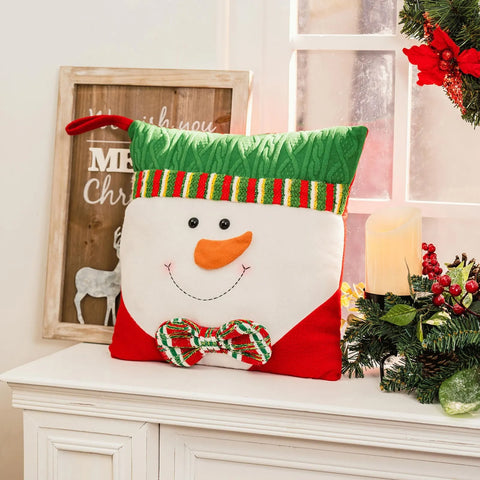 Karaca Home Decoratief Kussen Sneeuwman