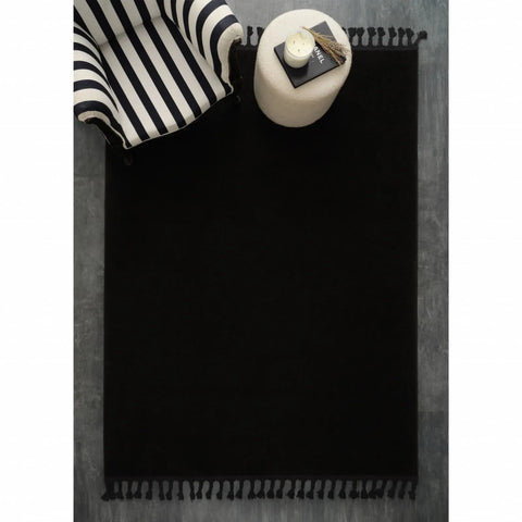 KASMIR HALI 7/24 DORT MEVSIM BLACK 120X180