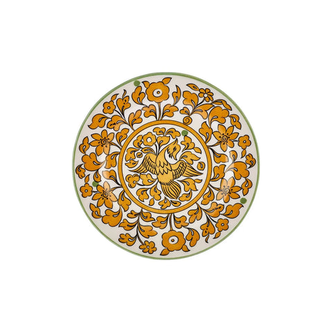 Karaca Paye Selcuklu-serie - geel ontbijtbord 16 cm