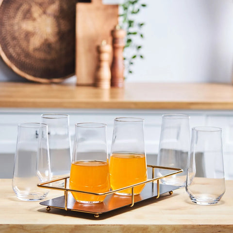 Karaca Even Frisdrankglas, 6-delig, 480 ml