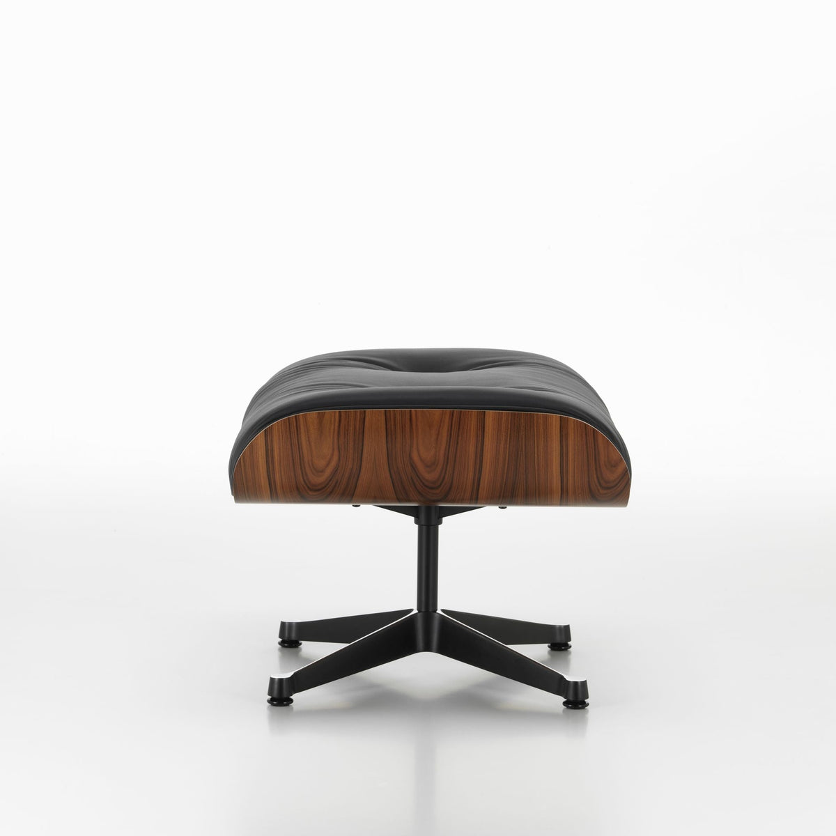 Vitra Eames Ottoman für Lounge Chair Hocker einzeln Stoff / Leder & Furnier