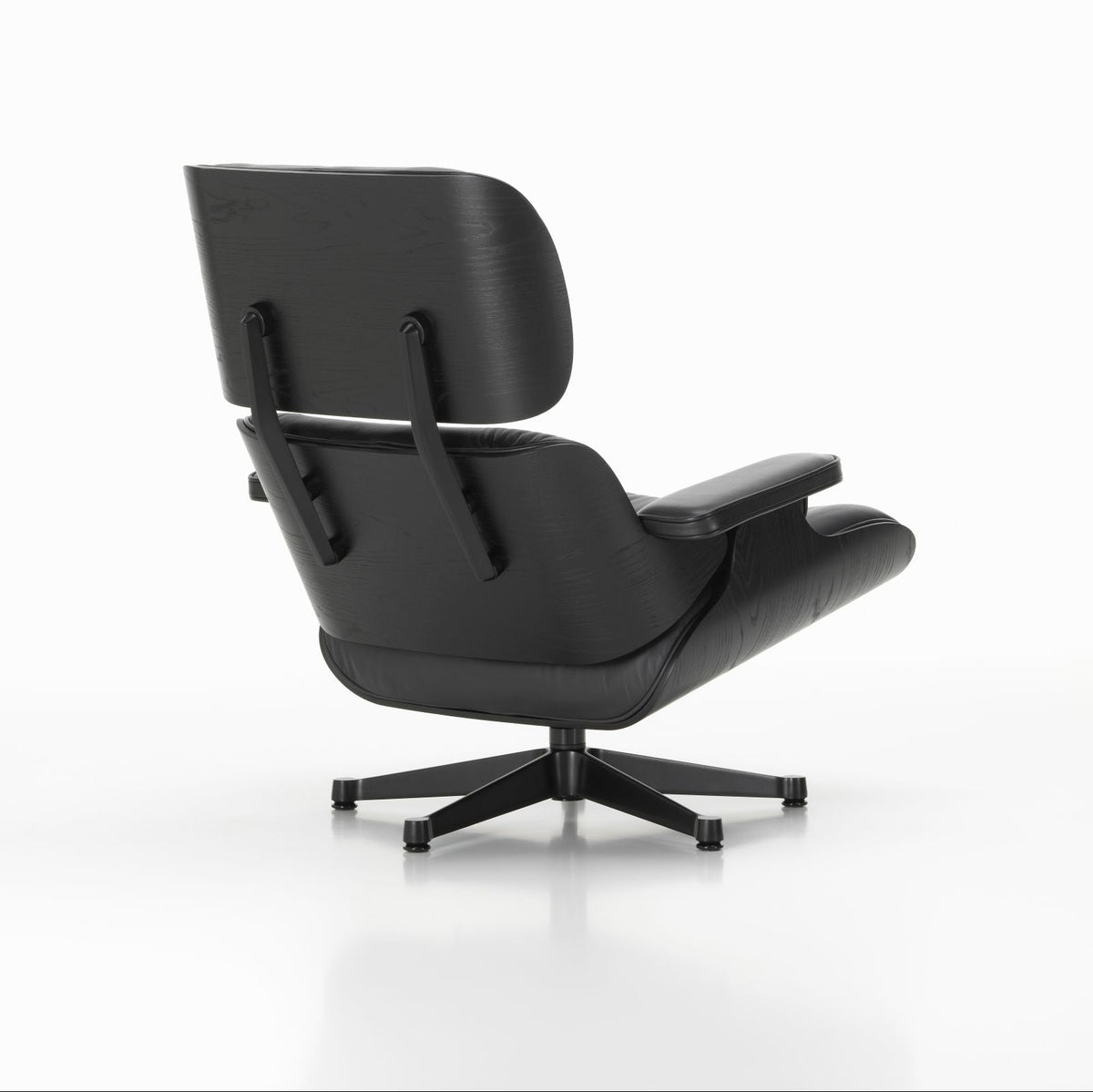 Vitra Eames Lounge Chair Relax-Sessel einzeln Stoff / Leder & Furnier