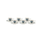 Karaca İznik New Form Coffee Cup Set for 6 Person 100 ml