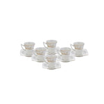 Karaca Herfst koffiekopjes set voor 6 personen