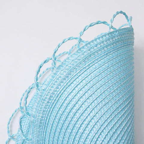 SERA WOVEN 2'Lİ AMERİKAN SERVİS 38CM MAVİ