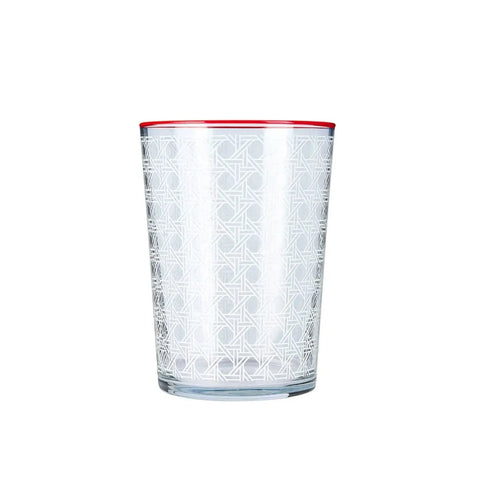 Karaca Blanco rood waterglas