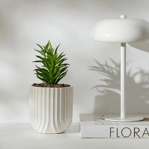Karaca Home Serena, bloempot, wit