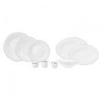 Karaca Fine Pearl Fame 58-delig tafelservies voor 12 personen, parelmoer