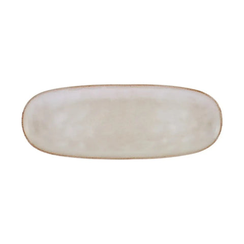 Karaca Aria Reactive Glaze, serveerbord, 38 cm, beige