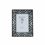 Karaca Home Wild Touch Zebra Picture Frame, Black