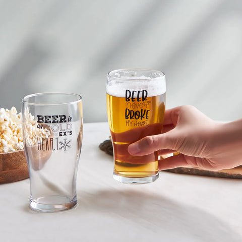  Karaca Fritz Bierglazen Set 2-Delig, 454 ml