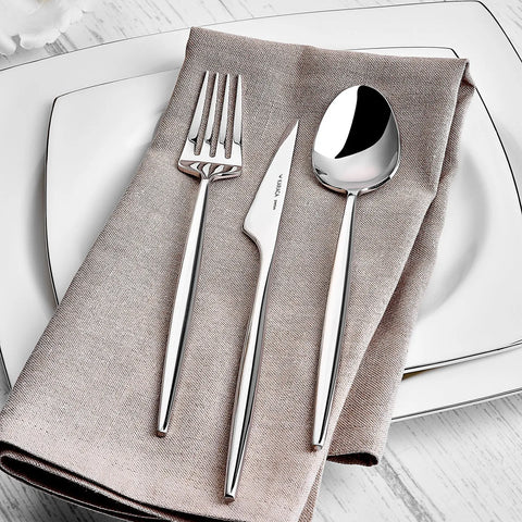 Karaca Moongate 316+ 84-Delig Premium Bestekset voor 12 - In Doos