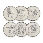 Karaca Face Cake Set for 6 Person