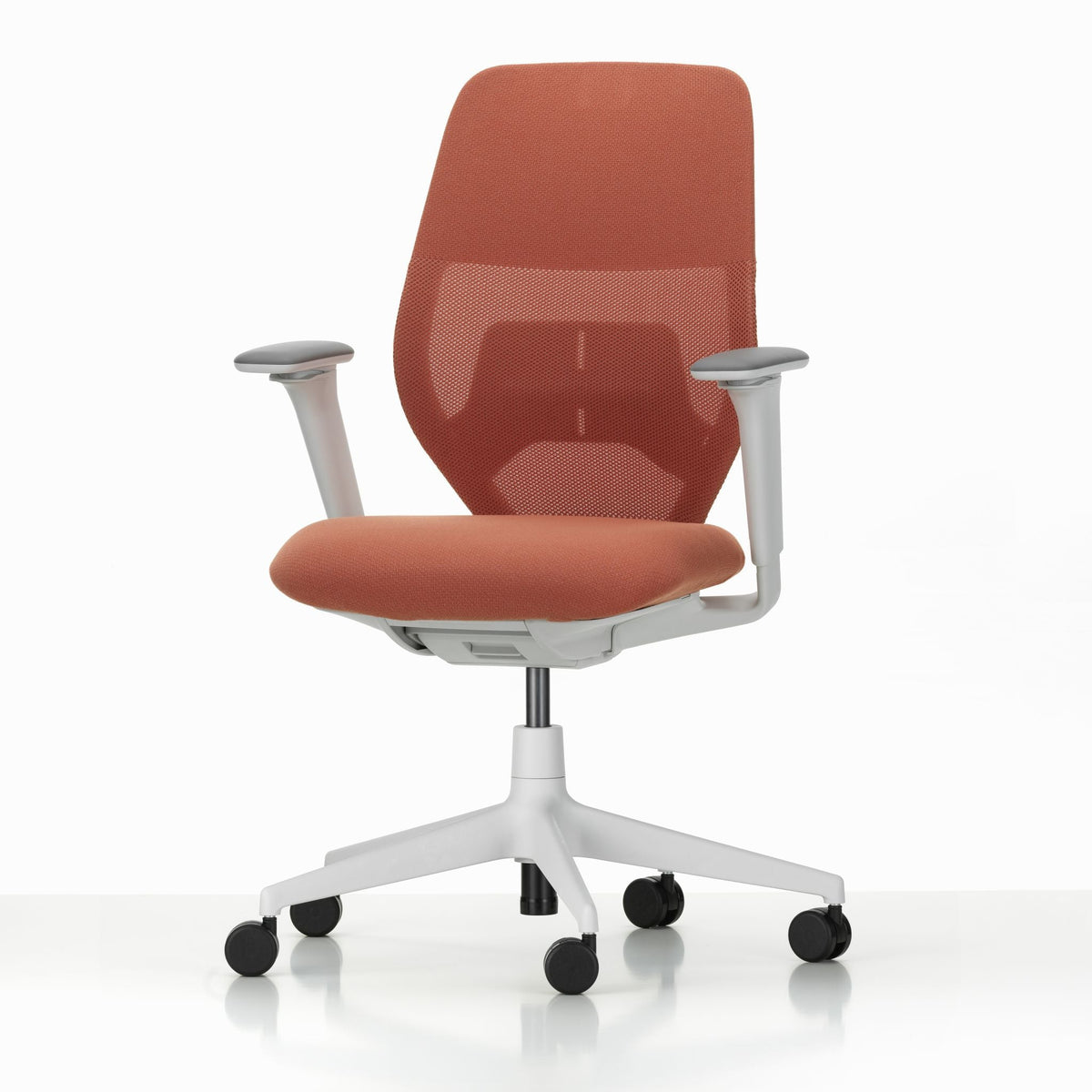 Vitra ACX Mesh Bürostuhl Sitz gepolstert Grid Knit Rücken Netz Knitted Mesh