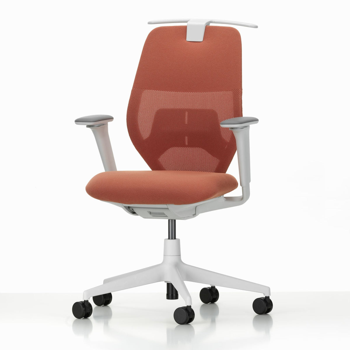 Vitra ACX Mesh Bürostuhl Sitz gepolstert Grid Knit Rücken Netz Knitted Mesh