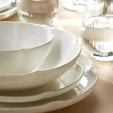 Karaca Flora Porseleinen Dinerset, 6 Persoons, 24 Delig