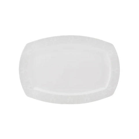Karaca New Suha Cream 60 Delige Porseleinen Serviesset Vierkant voor 12 Personen