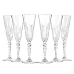 Rcr Melodia Champagneglas, 6-delig