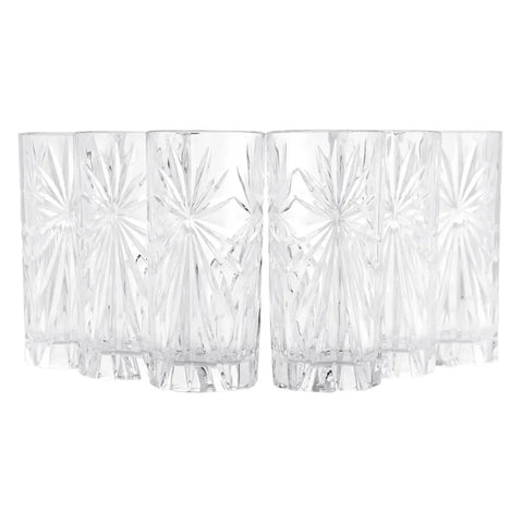 Rcr Oasis Frisdrankglas, 6-delig, 360 ml