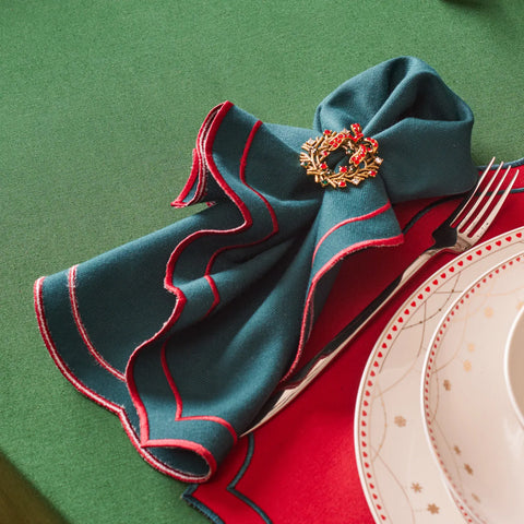 Karaca Home Christmas Krans 2-Delige Servetringen