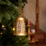 Karaca Home New Year Metal Bell Christmas Tree Decoration 9.5x9.5x13.5 cm