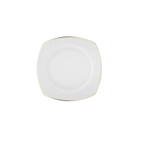Karaca Red Carpet Collection Chiara Fine Cream 12 Persoons Servies, 60-Delig, Porselein, Goud