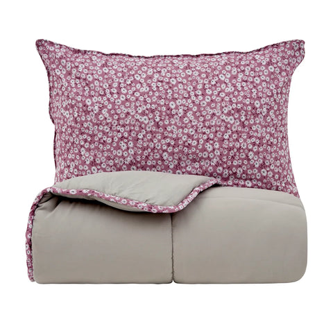 Karaca Elie Eenpersoons Dekbedovertrekset, Groen, 135x200, 50x70 cm