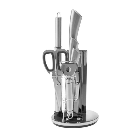 Karaca Master Palm Steel messenset, 9-delig
