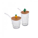 Karaca Glacier Straw Cup Set, 2 Piece