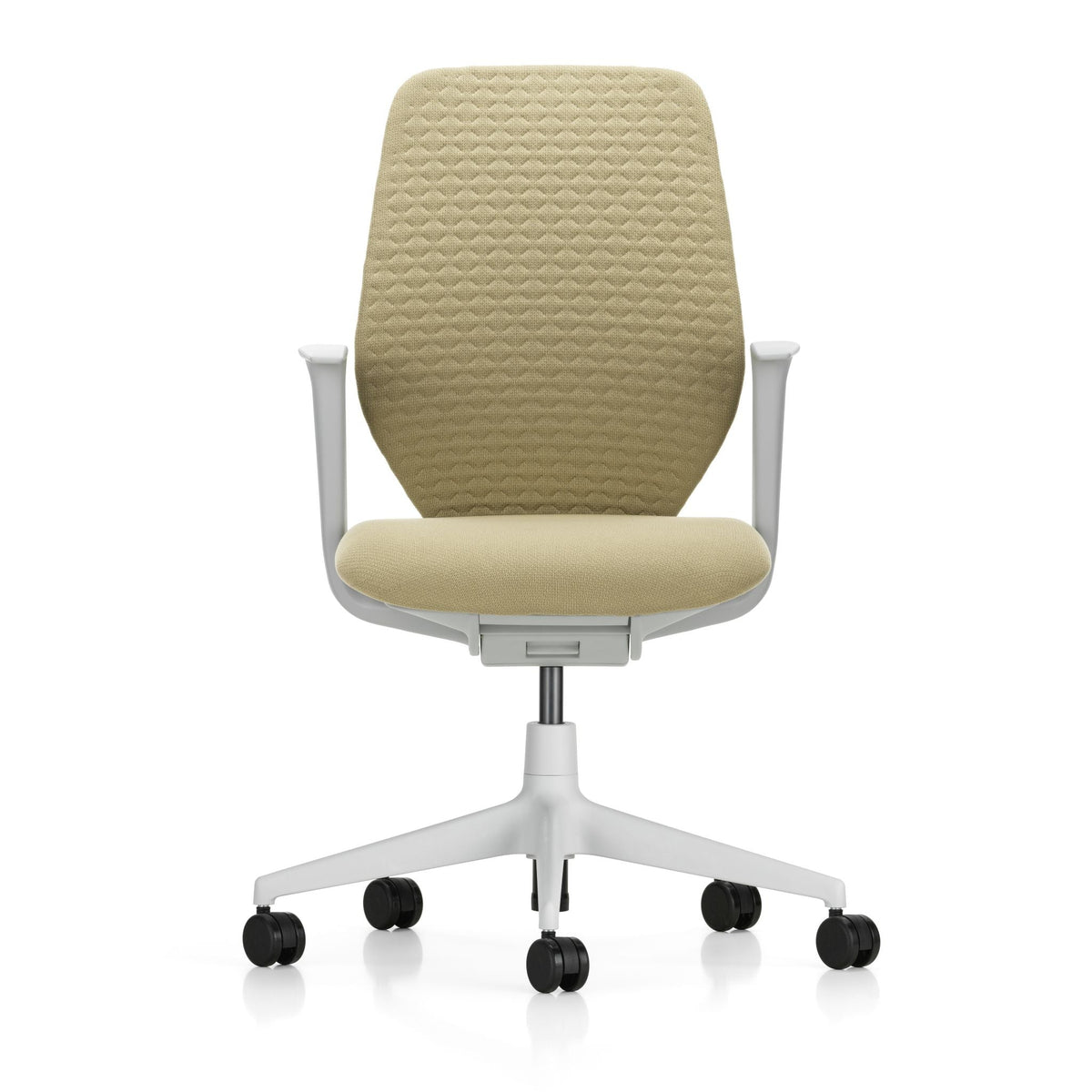 Vitra ACX Soft Bürostuhl Sitz gepolstert Grid Knit Rücken Softpolster Quilted Knit