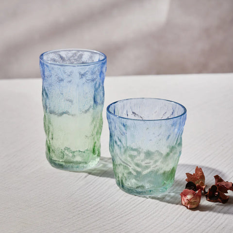 Karaca Glacier Glas, Blauw Groen, 383 ml